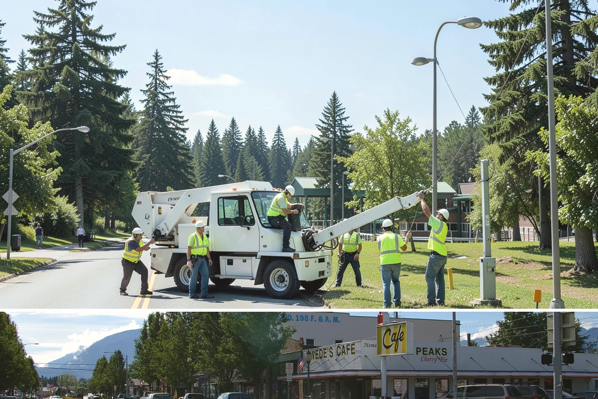 Median Landscape Maintenance in North Bend, King County, WA - Active growth from spring through fall drives frequent mowing and trimming, while winter work centers on drainage, debris...