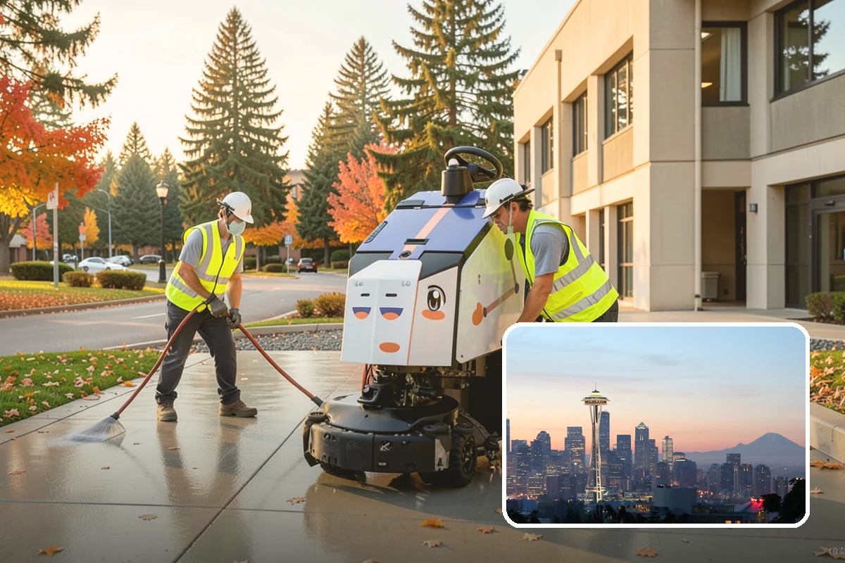 Median Landscape Maintenance in Seattle, King County, WA - Clear sightlines that support intersection safety