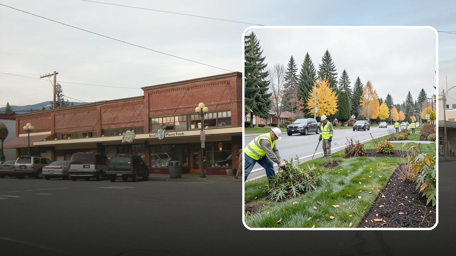 Median Landscape Maintenance in Sedro-Woolley, Skagit County, WA - Safe, efficient maintenance of roadway medians that keeps plantings tidy and sightlines clear for drivers.
