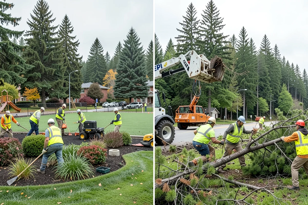 Median Landscape Maintenance in Sedro-Woolley, Skagit County, WA - Review each median for traffic-control needs and sightline limits