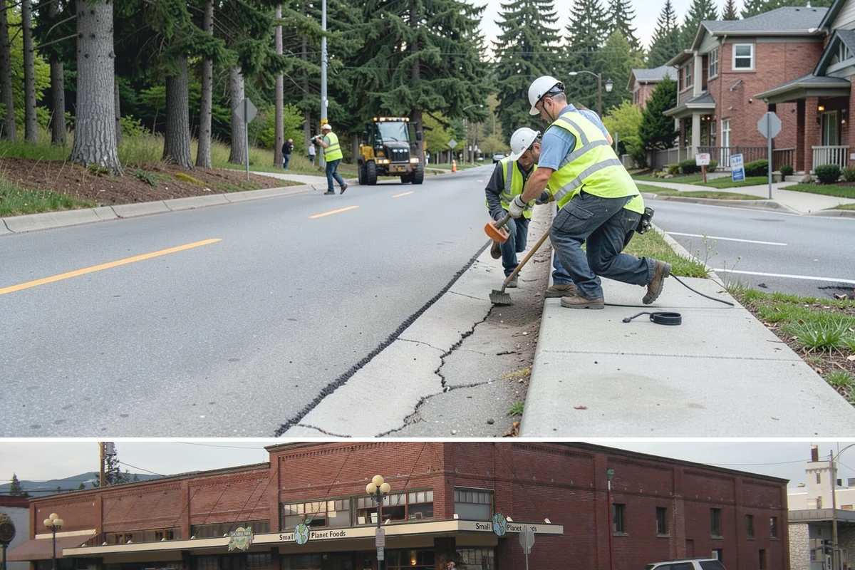 Median Landscape Maintenance in Sedro-Woolley, Skagit County, WA - Active growth from spring through fall drives frequent mowing and trimming, while winter work centers on drainage, debris...