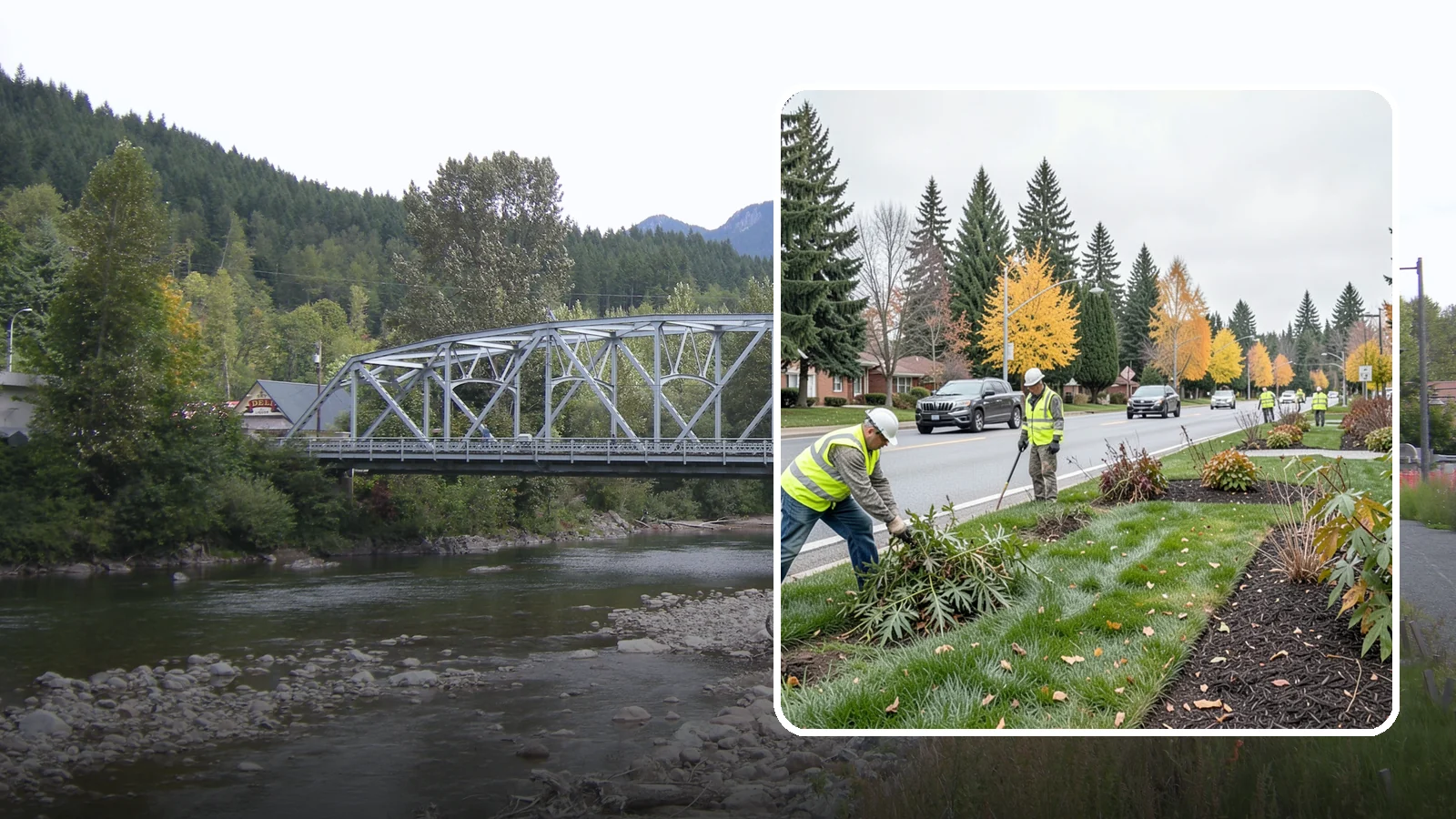 Median Landscape Maintenance in Skykomish, King County, WA - Safe, efficient maintenance of roadway medians that keeps plantings tidy and sightlines clear for drivers.