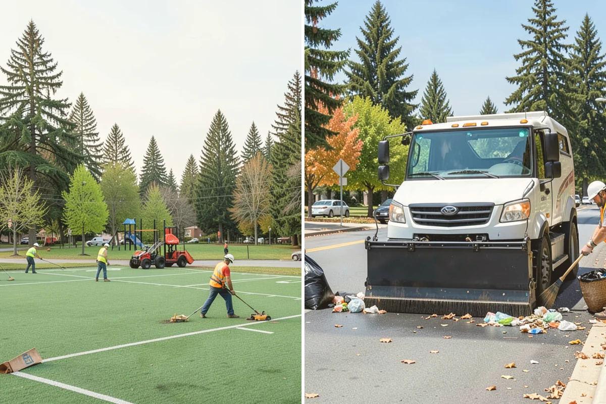 Median Landscape Maintenance in Stanwood, Snohomish County, WA - Review each median for traffic-control needs and sightline limits