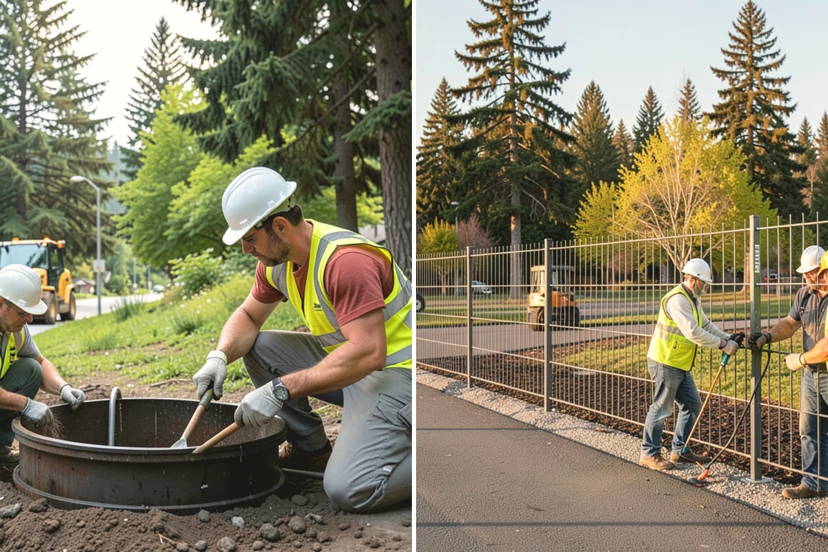 Median Landscape Maintenance in Tukwila, King County, WA - Review each median for traffic-control needs and sightline limits