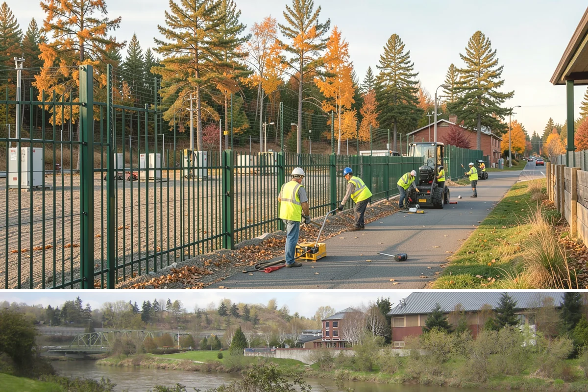 Median Landscape Maintenance in Tukwila, King County, WA - Active growth from spring through fall drives frequent mowing and trimming, while winter work centers on drainage, debris...