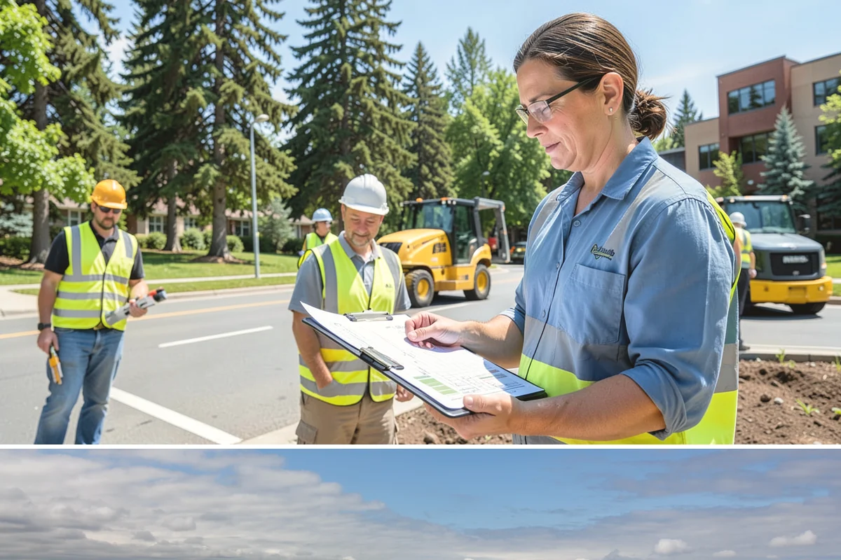 Median Landscape Maintenance in University Place, Pierce County, WA - Active growth from spring through fall drives frequent mowing and trimming, while winter work centers on drainage, debris...