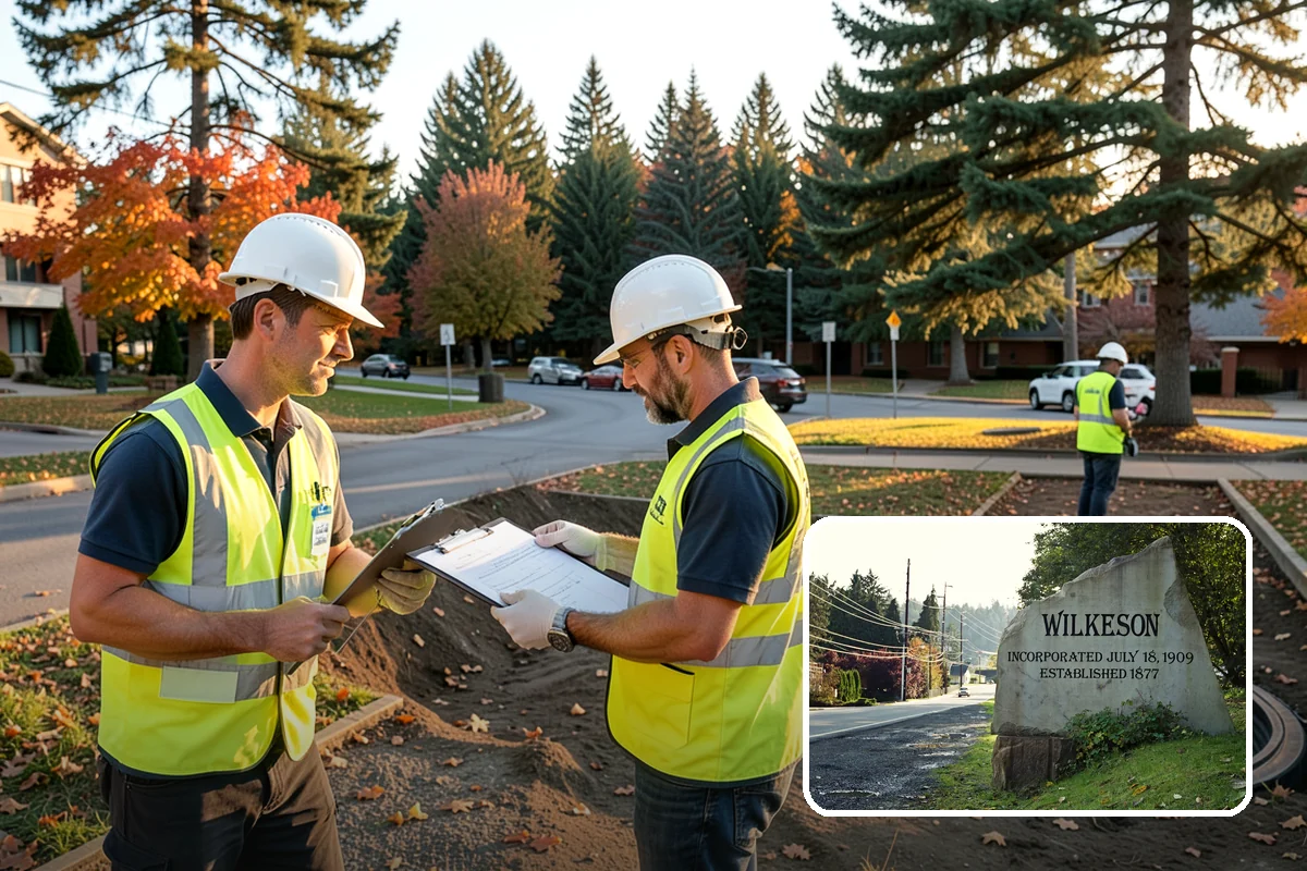Median Landscape Maintenance in Wilkeson, Pierce County, WA - Clear sightlines that support intersection safety