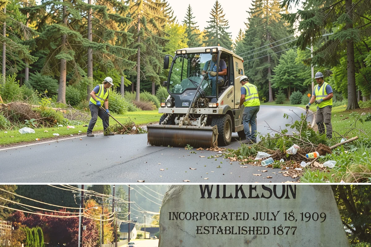 Median Landscape Maintenance in Wilkeson, Pierce County, WA - Active growth from spring through fall drives frequent mowing and trimming, while winter work centers on drainage, debris...