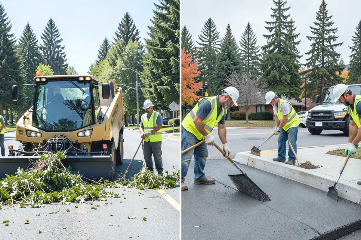 Median Landscape Maintenance in Woodinville, King County, WA - Review each median for traffic-control needs and sightline limits
