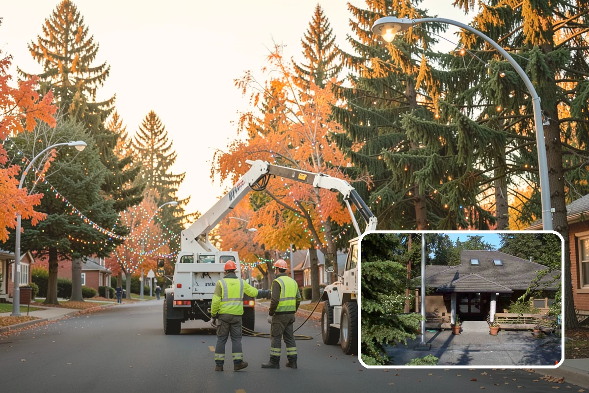 Median Landscape Maintenance in Yarrow Point, King County, WA - Clear sightlines that support intersection safety