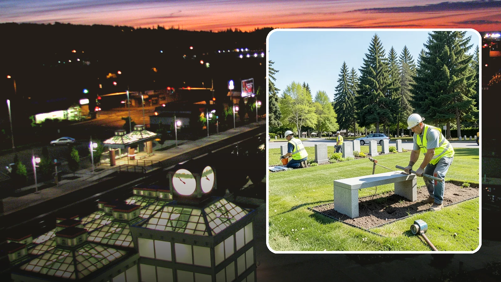 Memorial Installation in Auburn, King County, WA - We install memorial benches, plaques, monuments, and dedication features with durable, respectful craftsmanship.