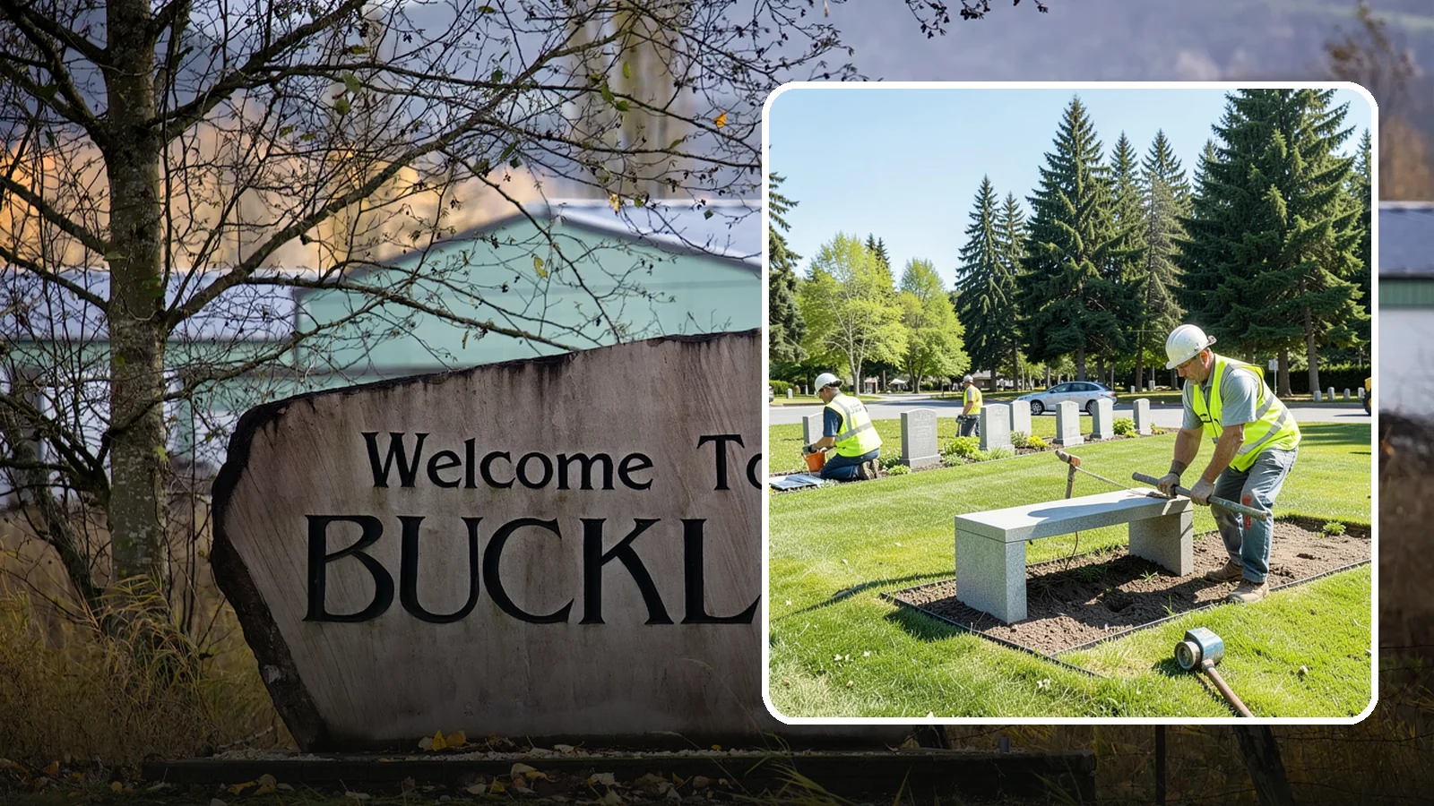 Memorial Installation in Buckley, Pierce County, WA - We install memorial benches, plaques, monuments, and dedication features with durable, respectful craftsmanship.