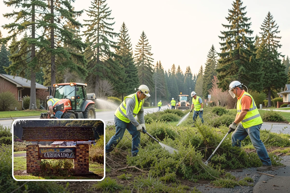 Memorial Installation in Carbonado, Pierce County, WA - Respectful, durable installation honoring donors and community