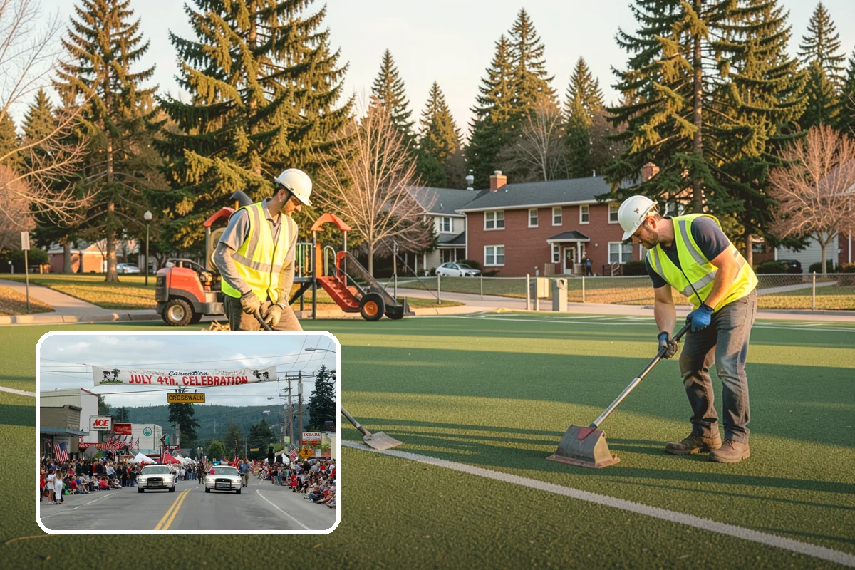 Memorial Installation in Carnation, King County, WA - Respectful, durable installation honoring donors and community