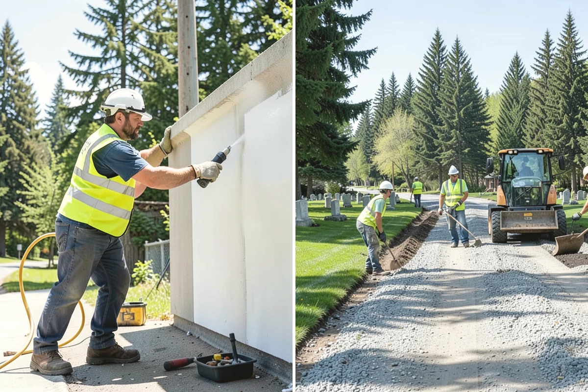 Memorial Installation in Covington, King County, WA - Confirm memorial type, inscription, and location with staff