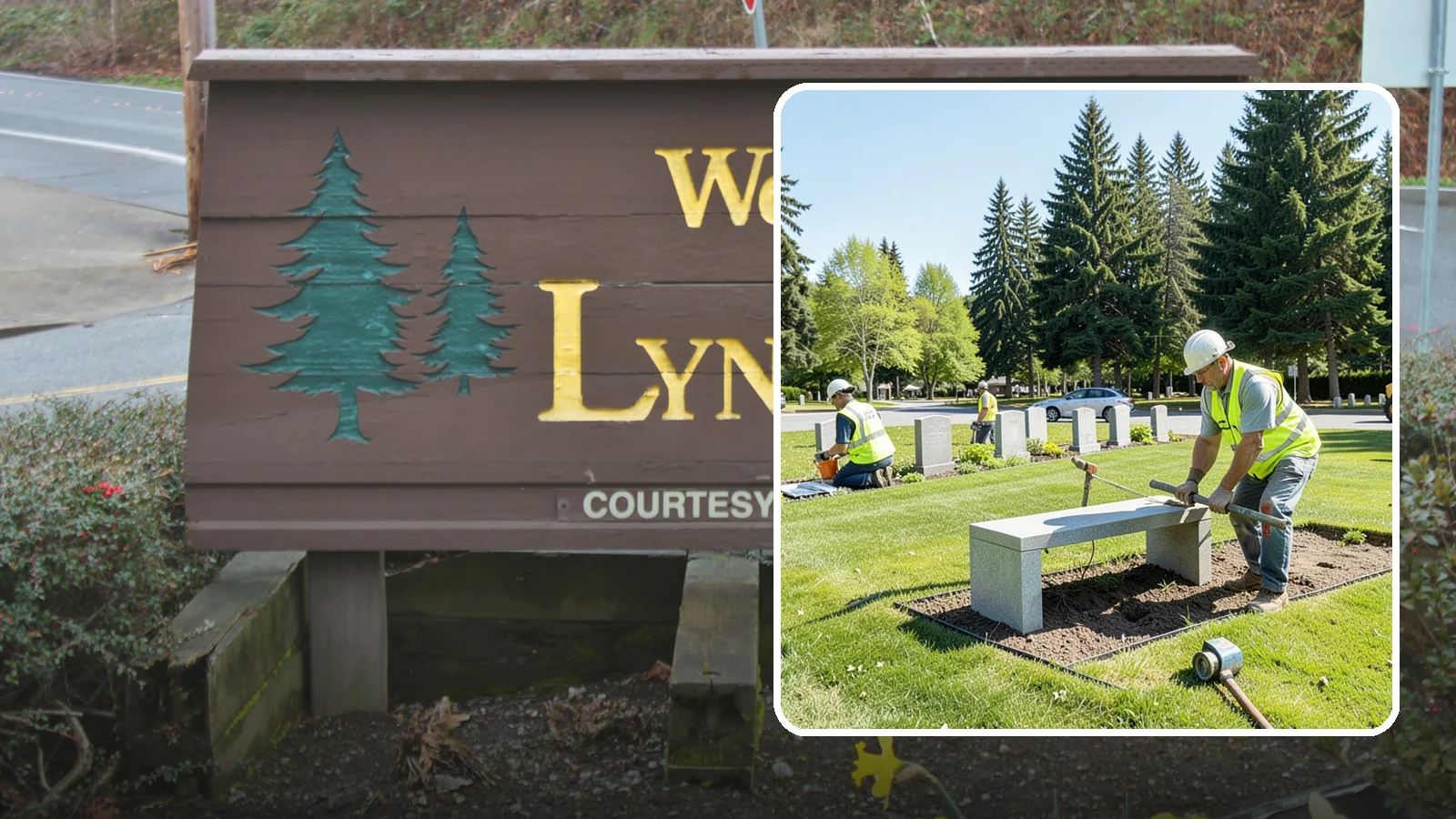 Memorial Installation in Lynnwood, Snohomish County, WA - We install memorial benches, plaques, monuments, and dedication features with durable, respectful craftsmanship.