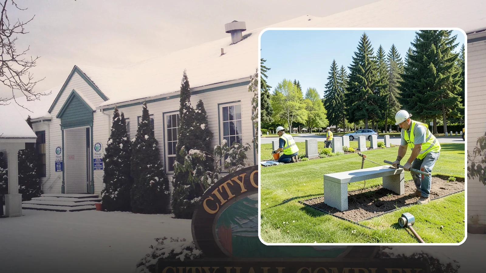 Memorial Installation in Pacific, King County, WA - We install memorial benches, plaques, monuments, and dedication features with durable, respectful craftsmanship.