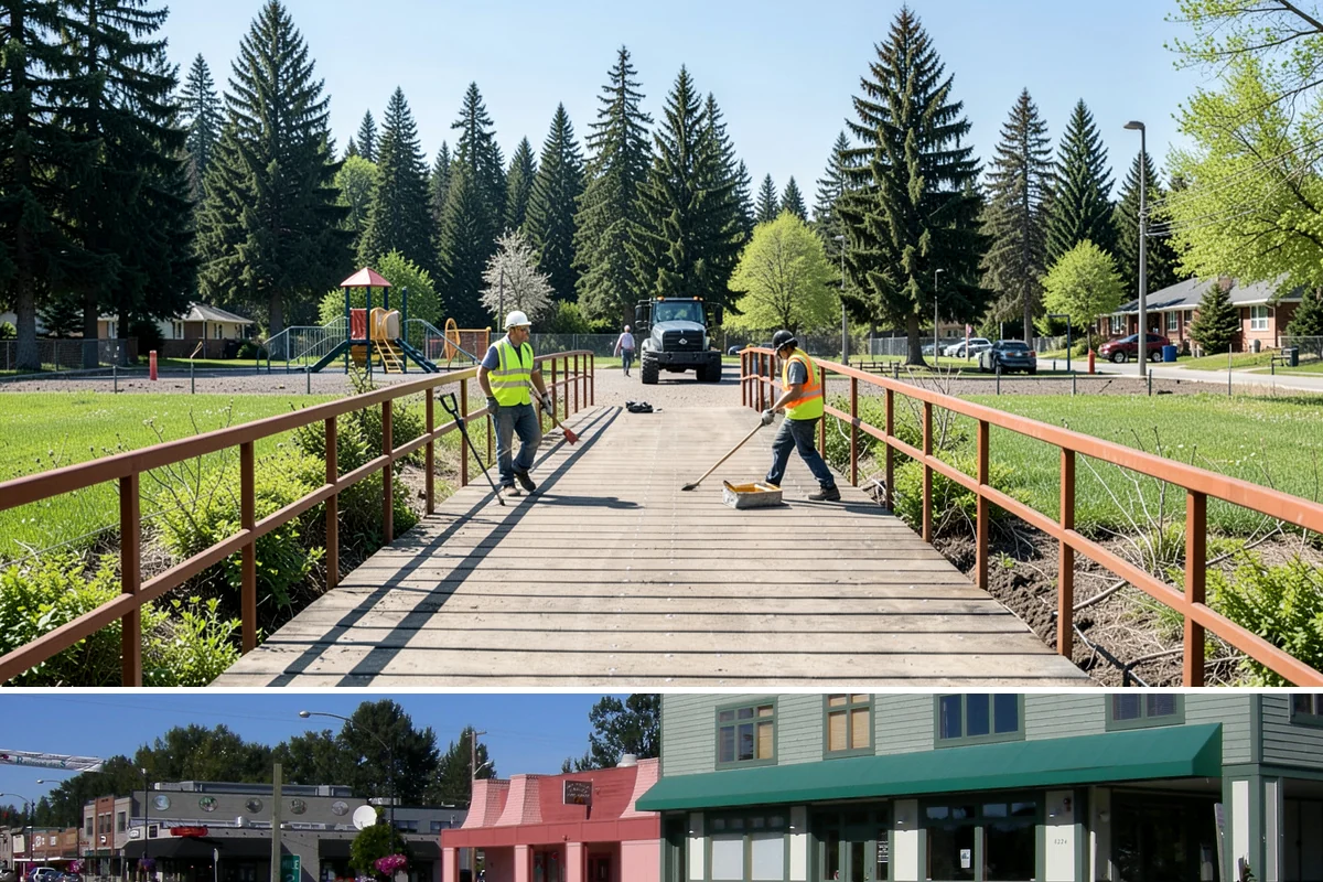 Memorial Installation in Snoqualmie, King County, WA - Footing-dependent installs favor drier months, and dedications are frequently scheduled to align with memorial holidays or...
