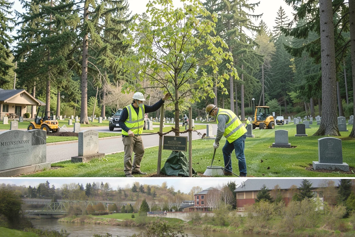 Memorial Installation in Tukwila, King County, WA - Footing-dependent installs favor drier months, and dedications are frequently scheduled to align with memorial holidays or...