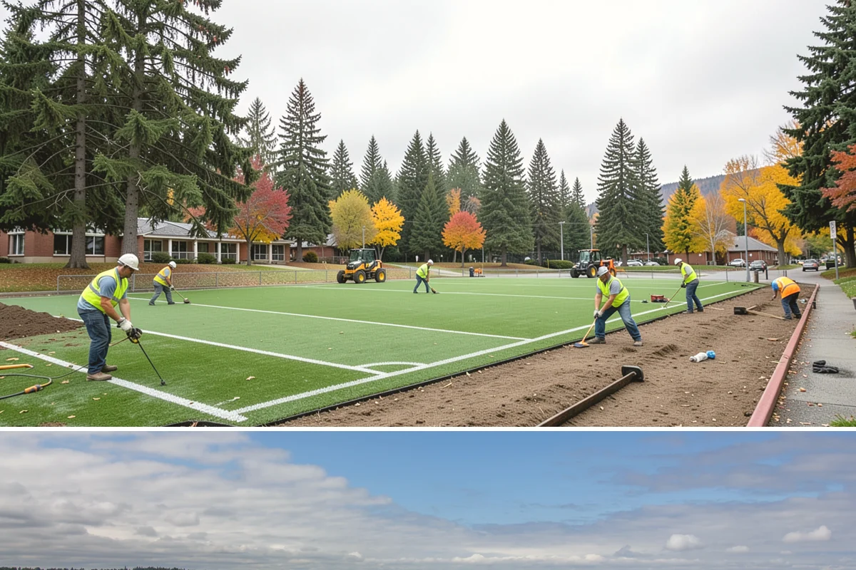 Memorial Installation in University Place, Pierce County, WA - Footing-dependent installs favor drier months, and dedications are frequently scheduled to align with memorial holidays or...