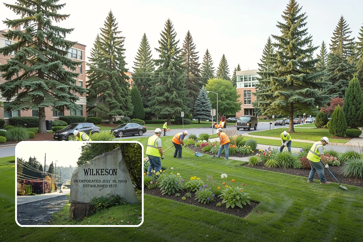 Memorial Installation in Wilkeson, Pierce County, WA - Respectful, durable installation honoring donors and community