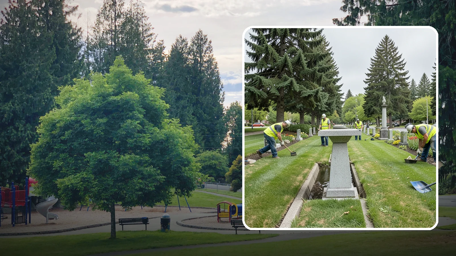 Memorial Maintenance in Bonney Lake, Pierce County, WA - Ongoing maintenance of civic memorials and monuments for Western Washington municipalities and districts.