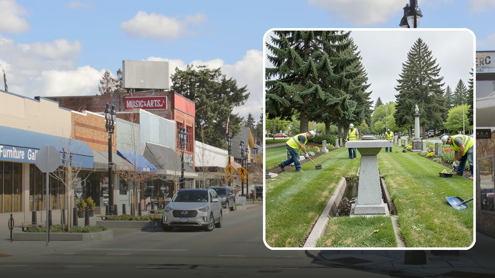 Memorial Maintenance in Bothell, King County, WA - Ongoing maintenance of civic memorials and monuments for Western Washington municipalities and districts.
