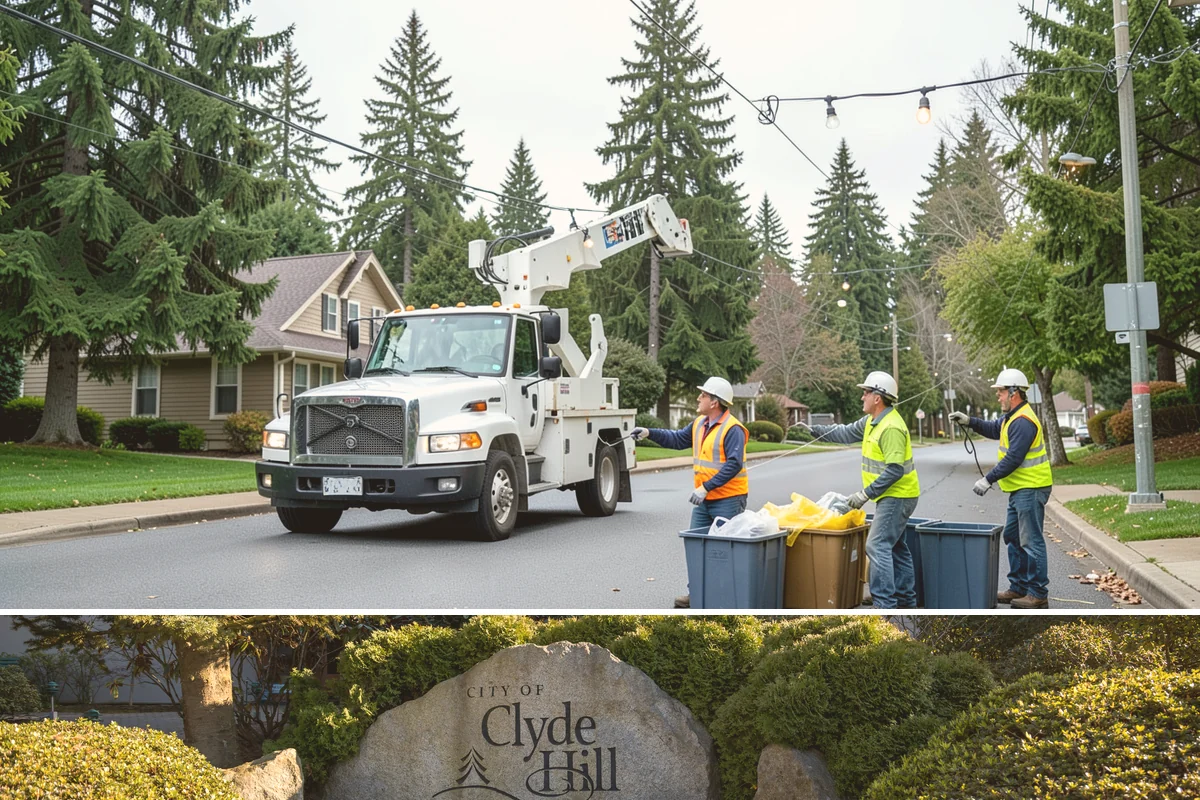 Memorial Maintenance in Clyde Hill, King County, WA - Memorials receive intensified preparation ahead of Memorial Day and Veterans Day observances.