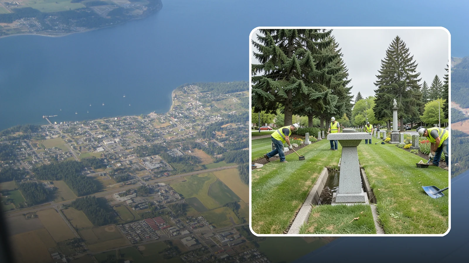 Memorial Maintenance in Coupeville, Island County, WA - Ongoing maintenance of civic memorials and monuments for Western Washington municipalities and districts.
