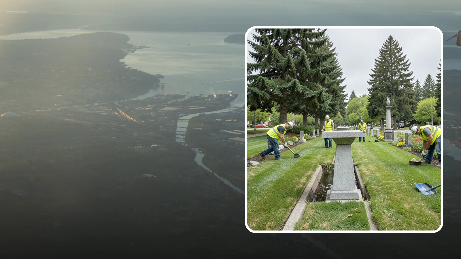 Memorial Maintenance in Fife, Pierce County, WA - Ongoing maintenance of civic memorials and monuments for Western Washington municipalities and districts.