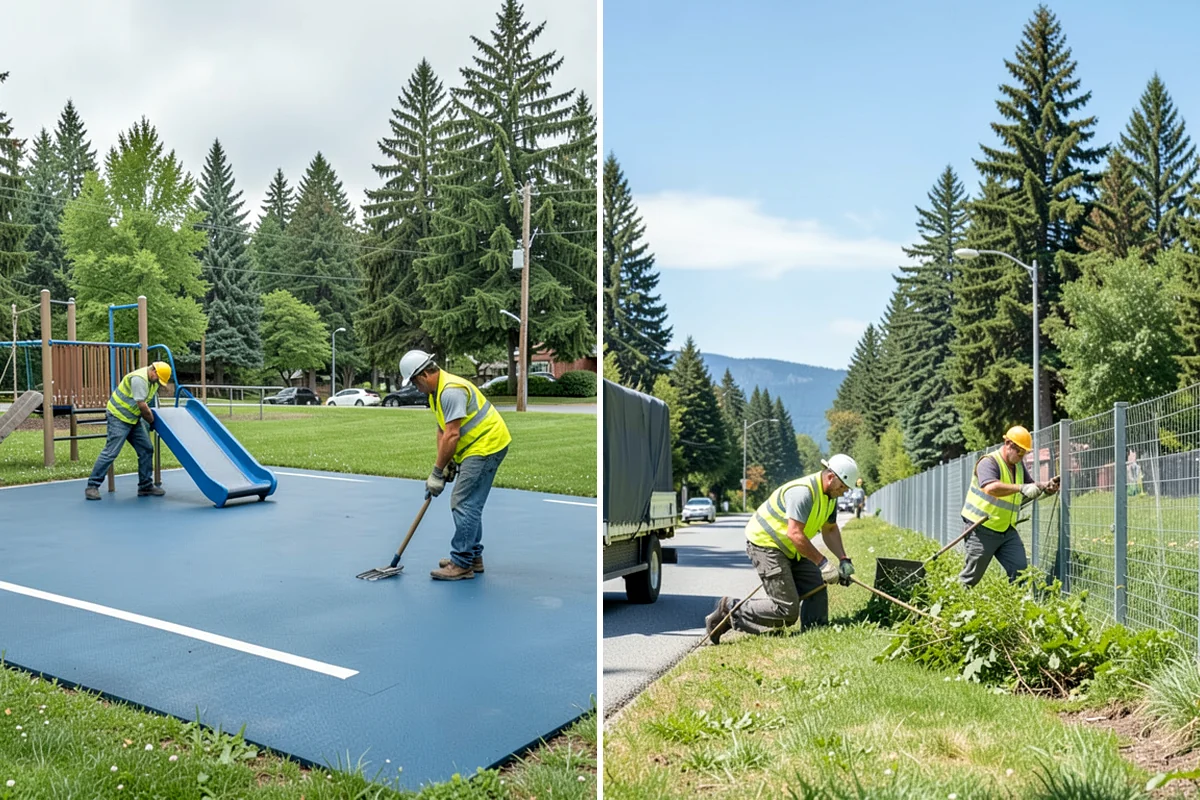 Memorial Maintenance in Fircrest, Pierce County, WA - Inventory memorial features and their current condition