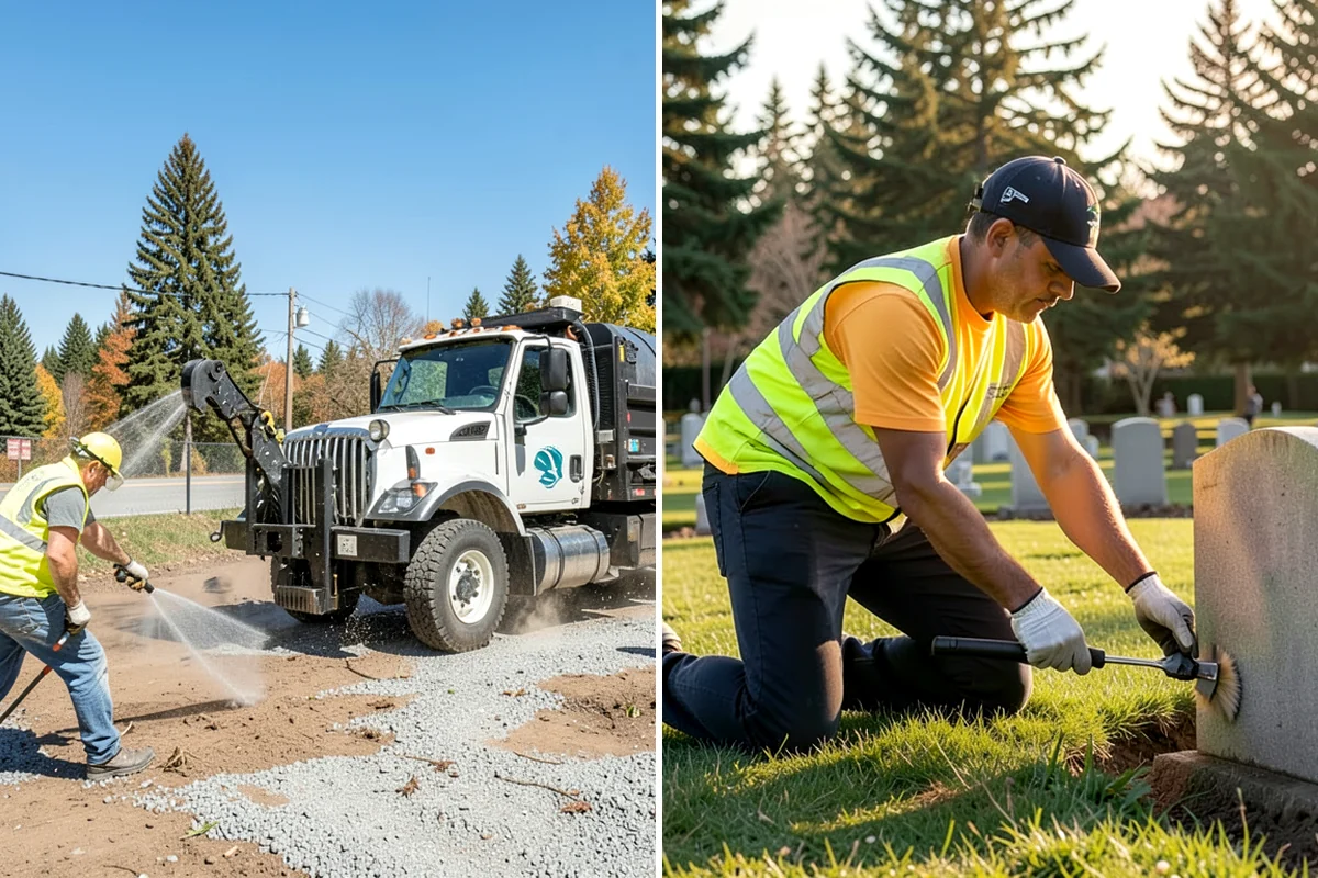 Memorial Maintenance in Gig Harbor, Pierce County, WA - Inventory memorial features and their current condition