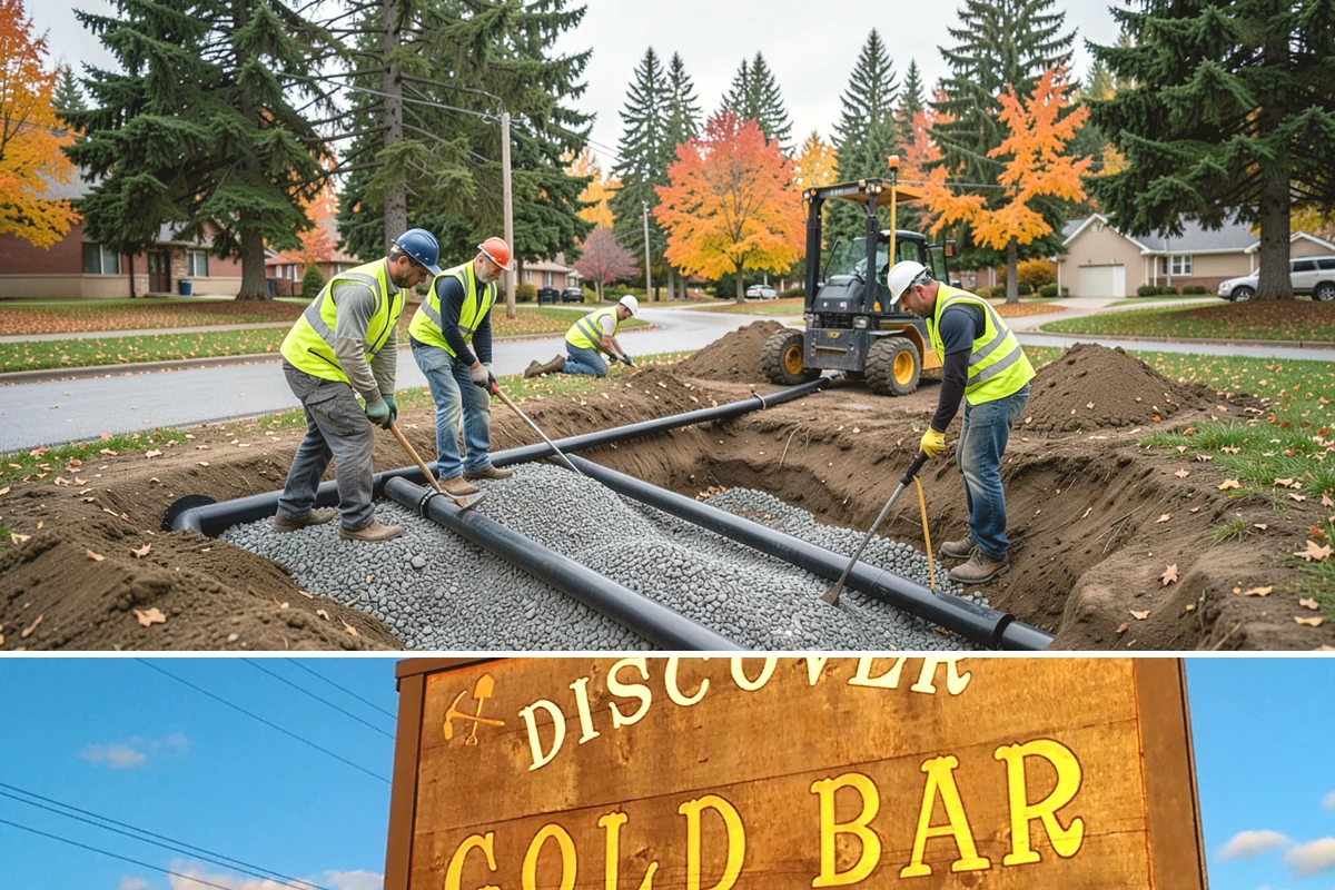Memorial Maintenance in Gold Bar, Snohomish County, WA - Memorials receive intensified preparation ahead of Memorial Day and Veterans Day observances.
