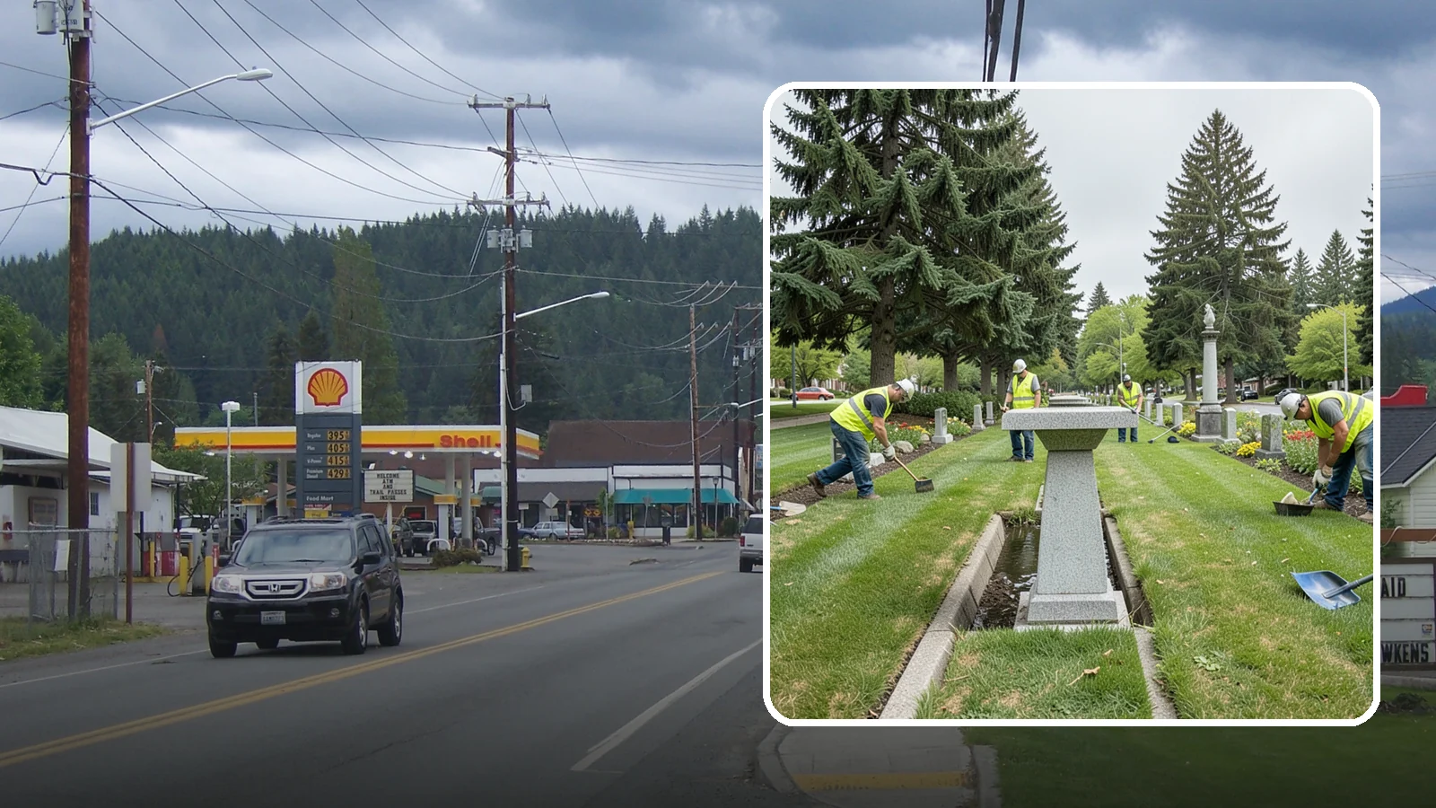 Memorial Maintenance in Granite Falls, Snohomish County, WA - Ongoing maintenance of civic memorials and monuments for Western Washington municipalities and districts.