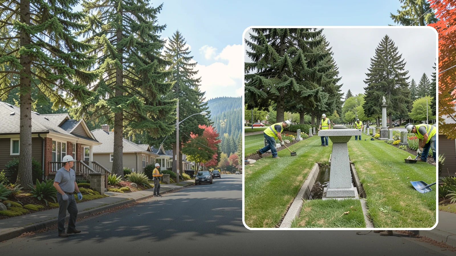 Memorial Maintenance in Hunts Point, King County, WA - Ongoing maintenance of civic memorials and monuments for Western Washington municipalities and districts.