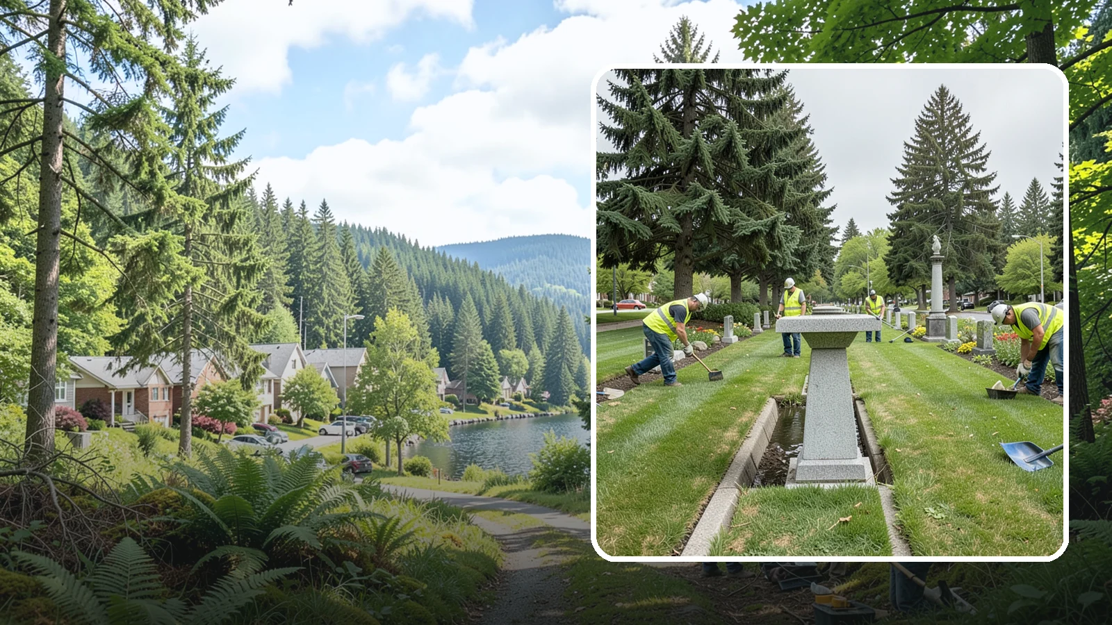 Memorial Maintenance in Lake Forest Park, King County, WA - Ongoing maintenance of civic memorials and monuments for Western Washington municipalities and districts.