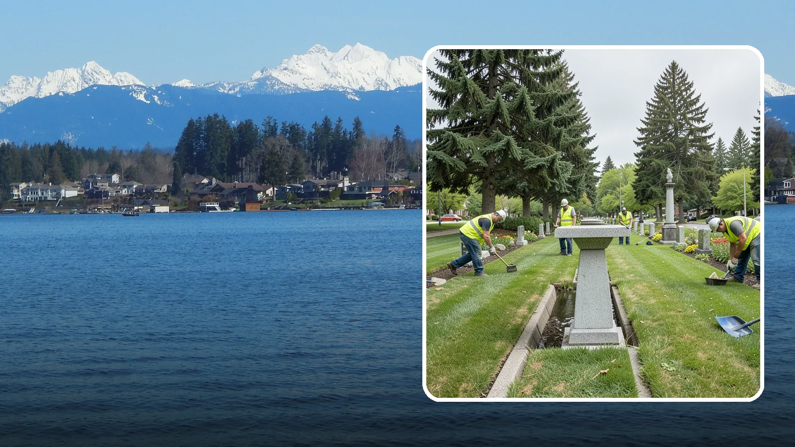 Memorial Maintenance in Lake Stevens, Snohomish County, WA - Ongoing maintenance of civic memorials and monuments for Western Washington municipalities and districts.