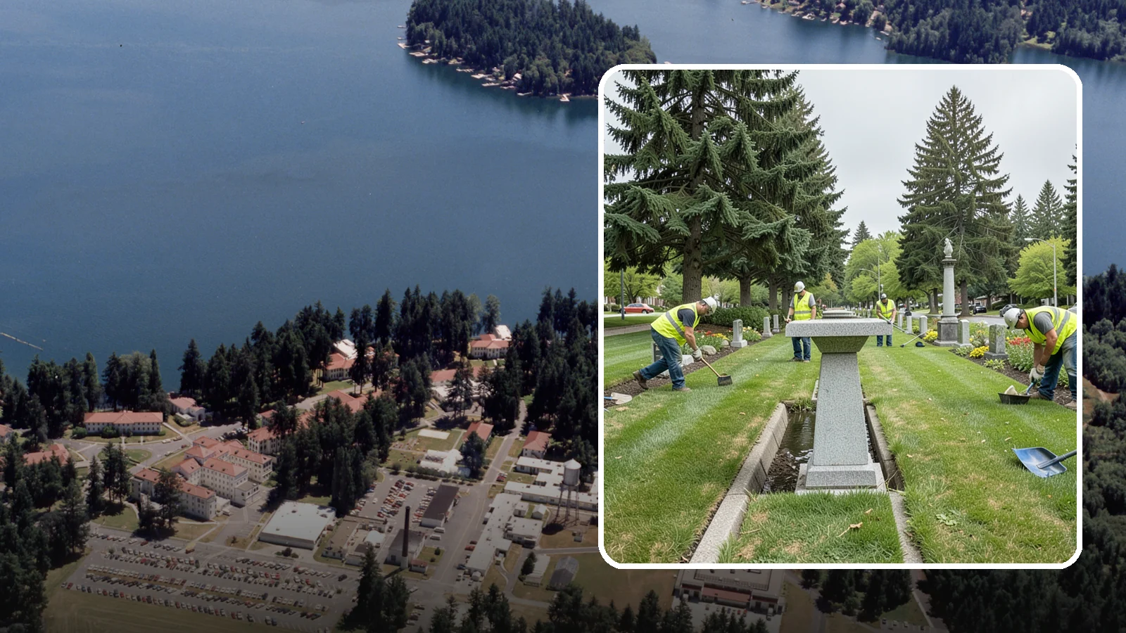 Memorial Maintenance in Lakewood, Pierce County, WA - Ongoing maintenance of civic memorials and monuments for Western Washington municipalities and districts.