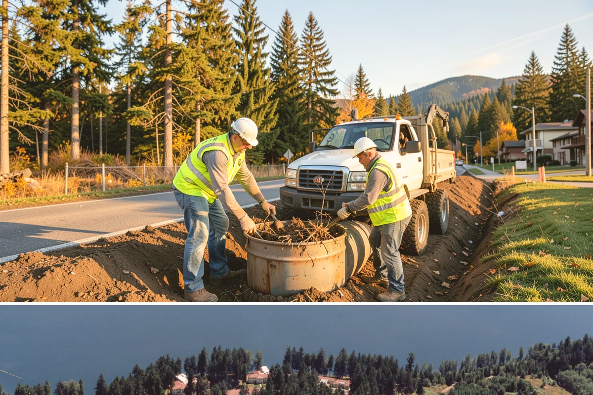 Memorial Maintenance in Lakewood, Pierce County, WA - Memorials receive intensified preparation ahead of Memorial Day and Veterans Day observances.