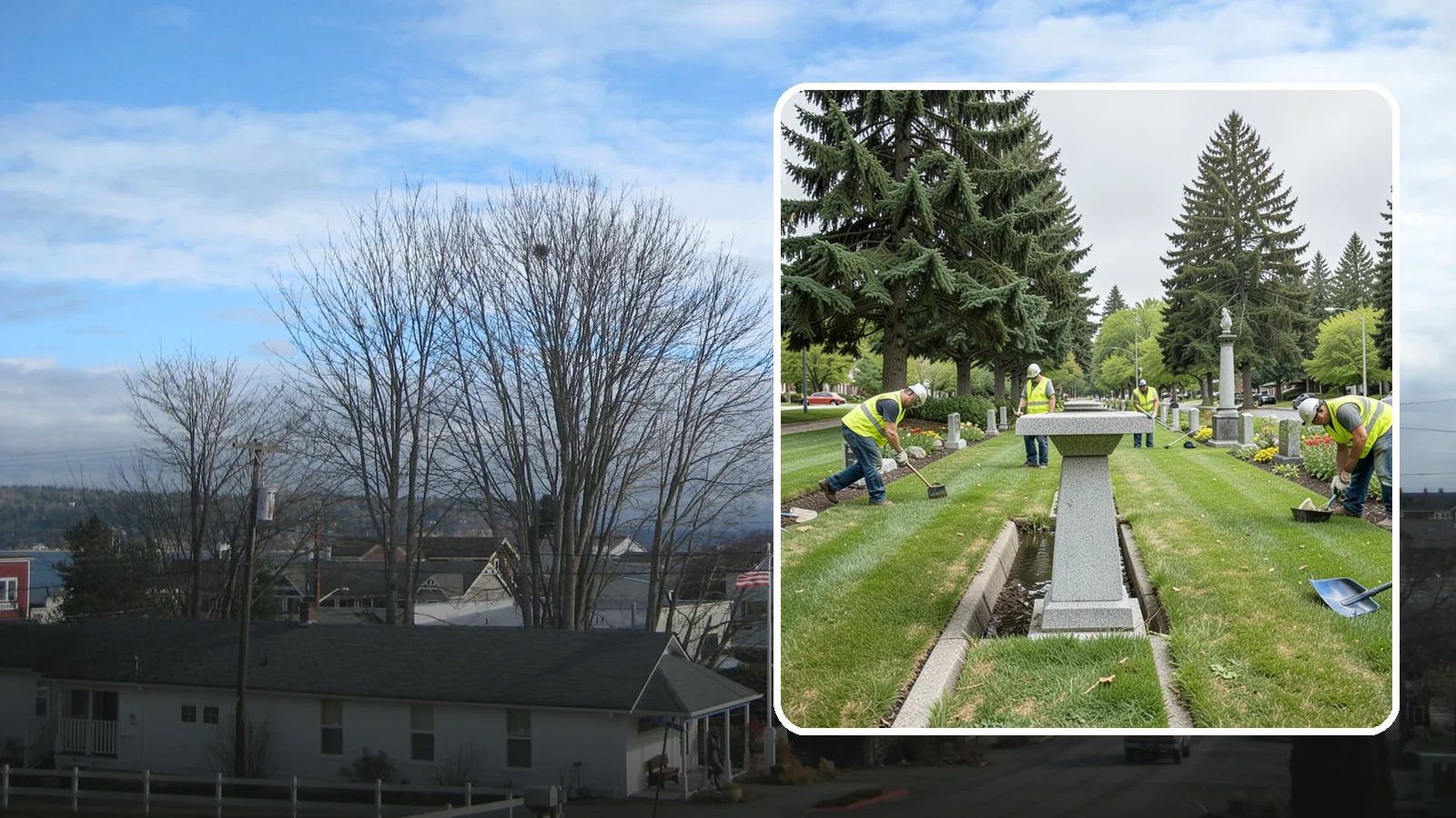 Memorial Maintenance in Langley, Island County, WA - Ongoing maintenance of civic memorials and monuments for Western Washington municipalities and districts.