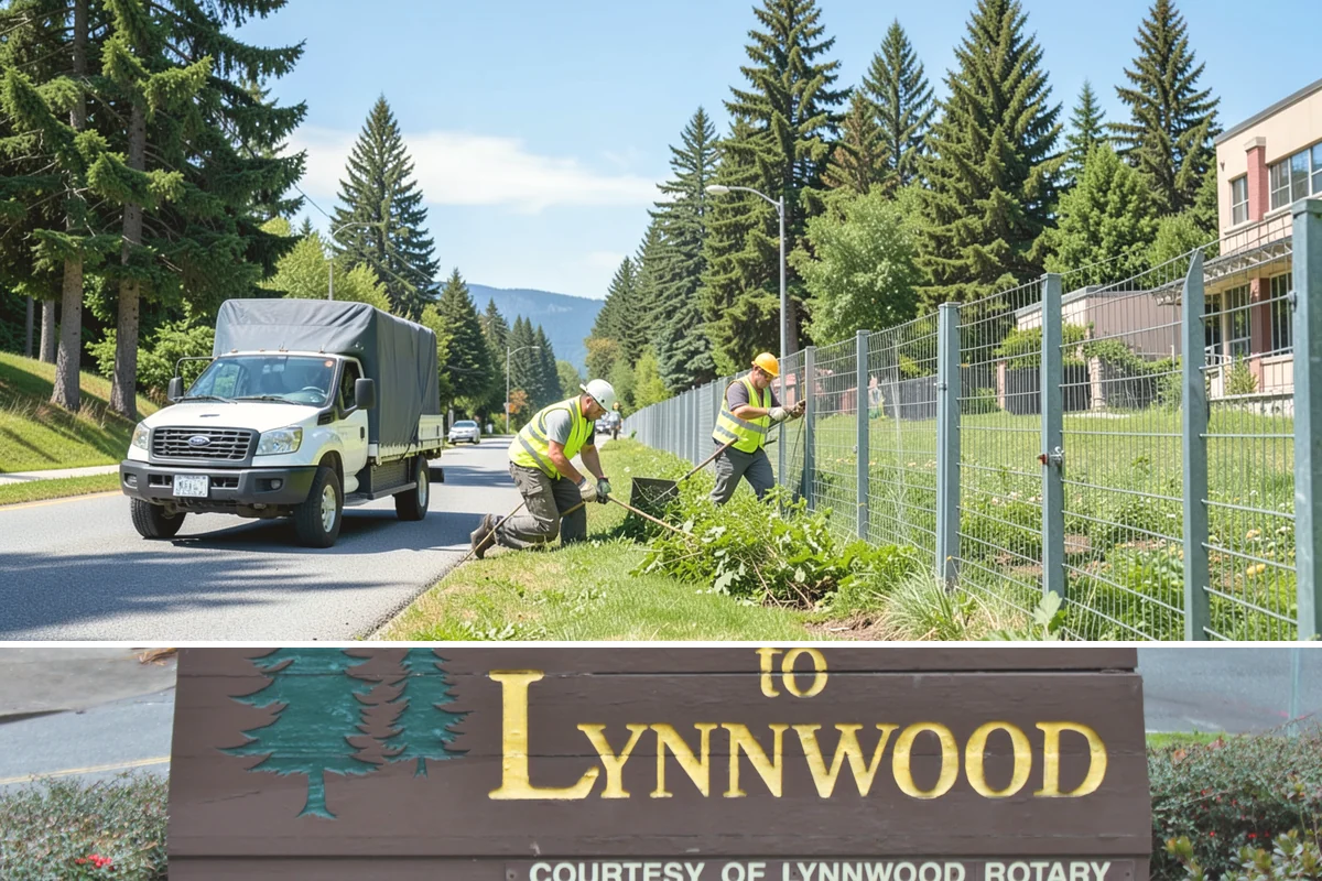 Memorial Maintenance in Lynnwood, Snohomish County, WA - Memorials receive intensified preparation ahead of Memorial Day and Veterans Day observances.