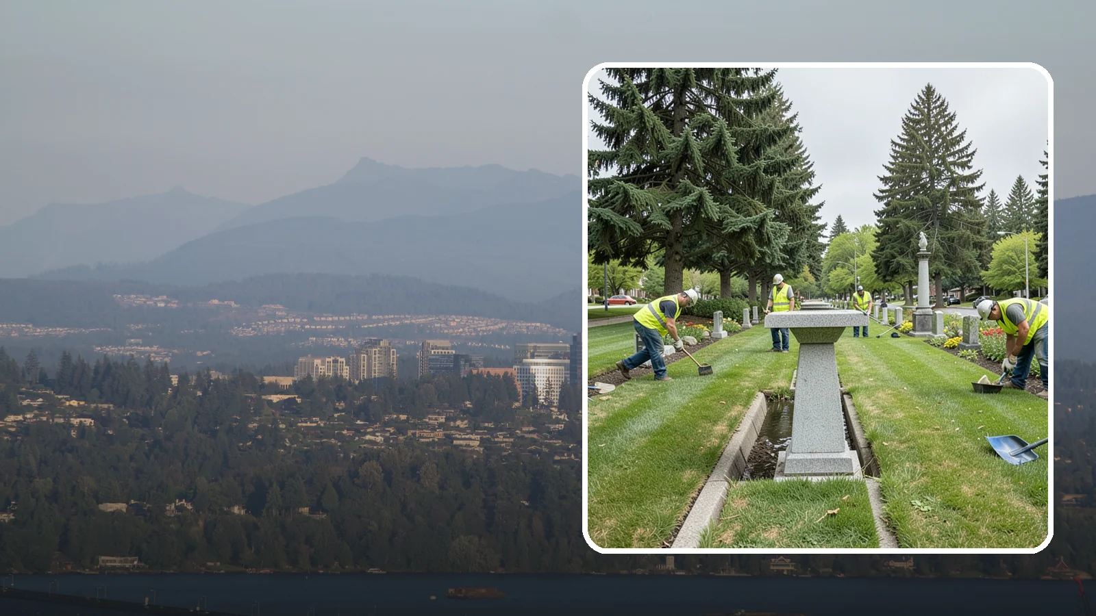 Memorial Maintenance in Medina, King County, WA - Ongoing maintenance of civic memorials and monuments for Western Washington municipalities and districts.