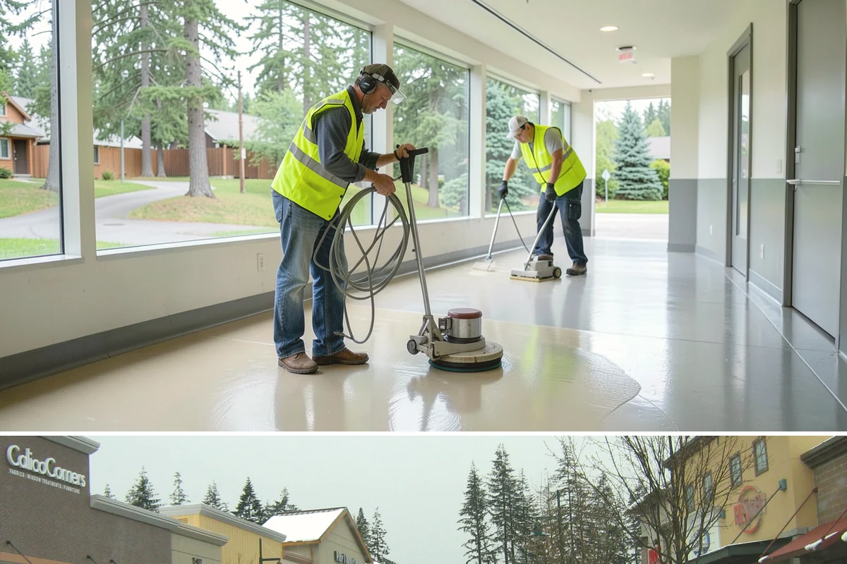 Memorial Maintenance in Mill Creek, Snohomish County, WA - Memorials receive intensified preparation ahead of Memorial Day and Veterans Day observances.