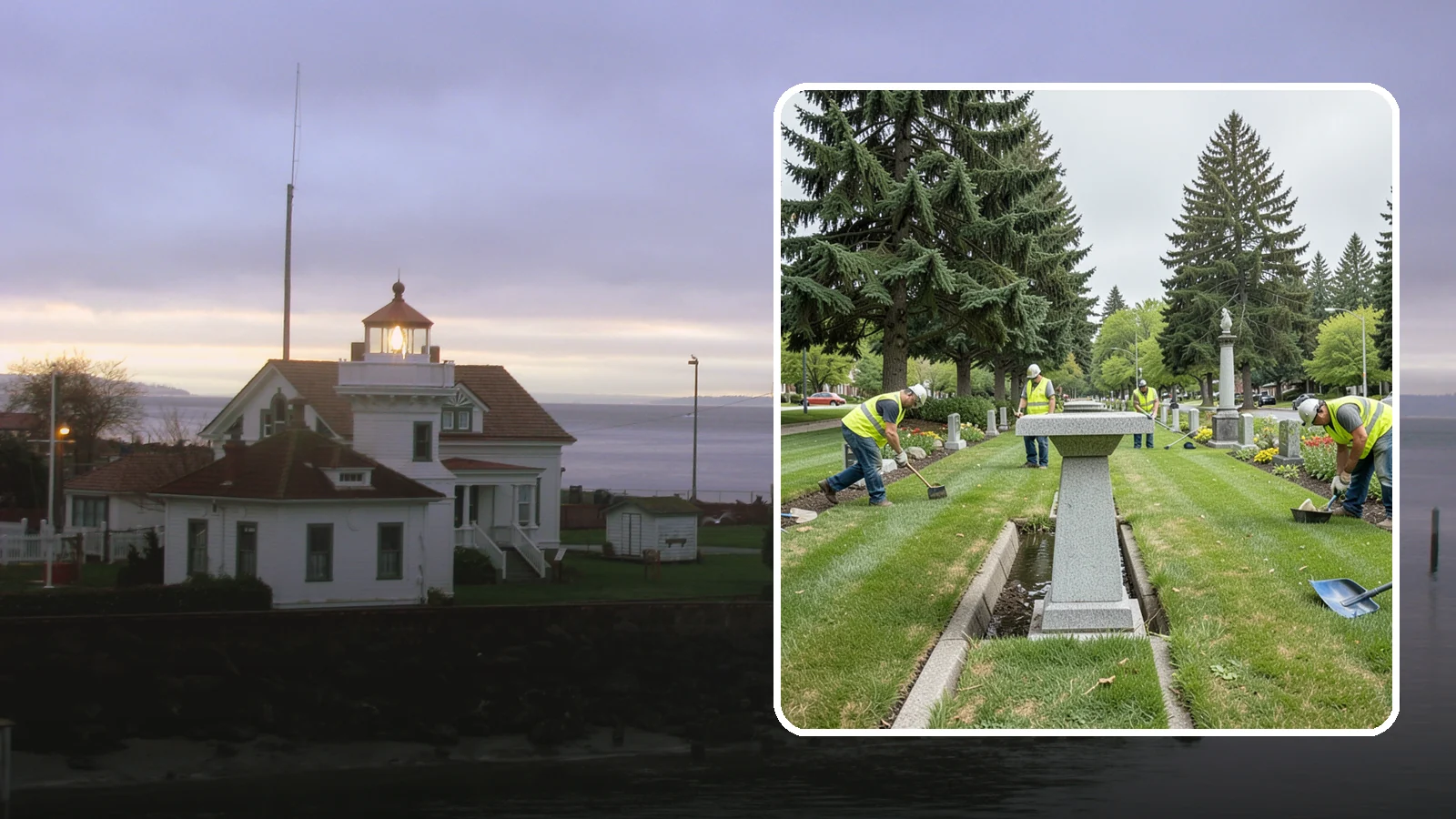Memorial Maintenance in Mukilteo, Snohomish County, WA - Ongoing maintenance of civic memorials and monuments for Western Washington municipalities and districts.