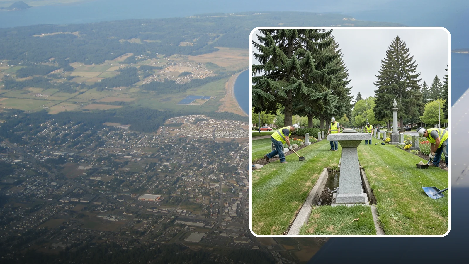 Memorial Maintenance in Oak Harbor, Island County, WA - Ongoing maintenance of civic memorials and monuments for Western Washington municipalities and districts.
