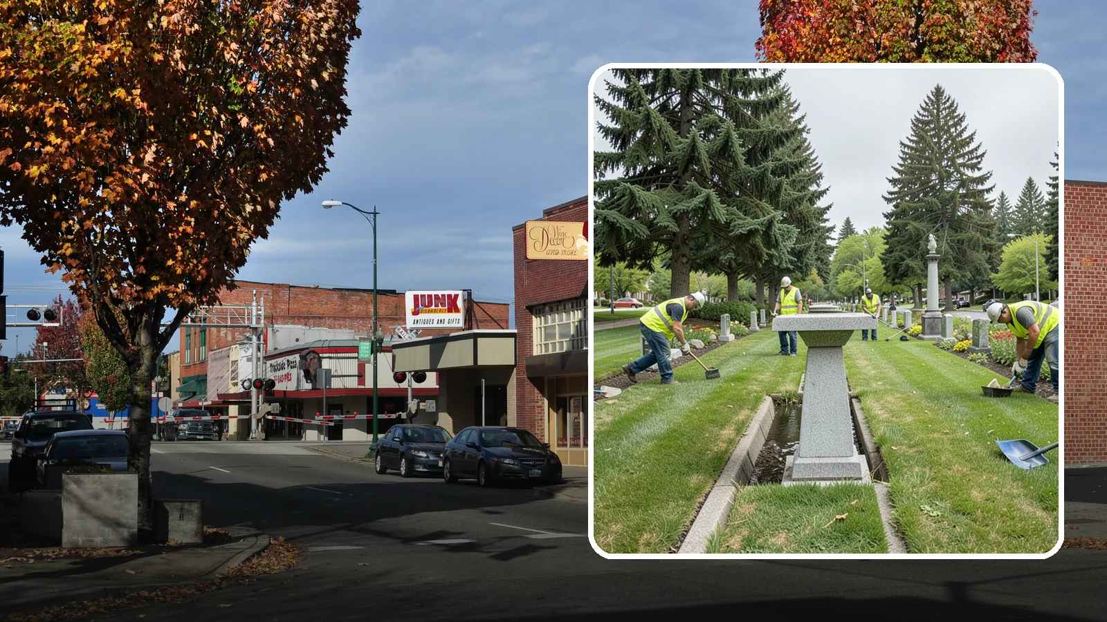 Memorial Maintenance in Puyallup, Pierce County, WA - Ongoing maintenance of civic memorials and monuments for Western Washington municipalities and districts.