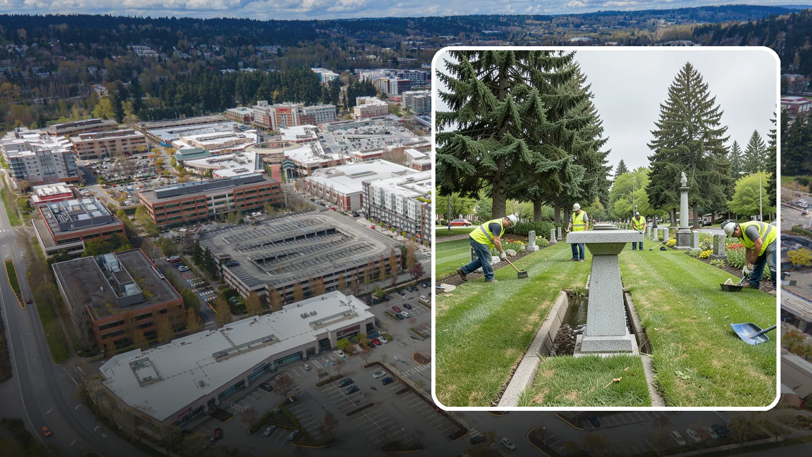 Memorial Maintenance in Redmond, King County, WA - Ongoing maintenance of civic memorials and monuments for Western Washington municipalities and districts.