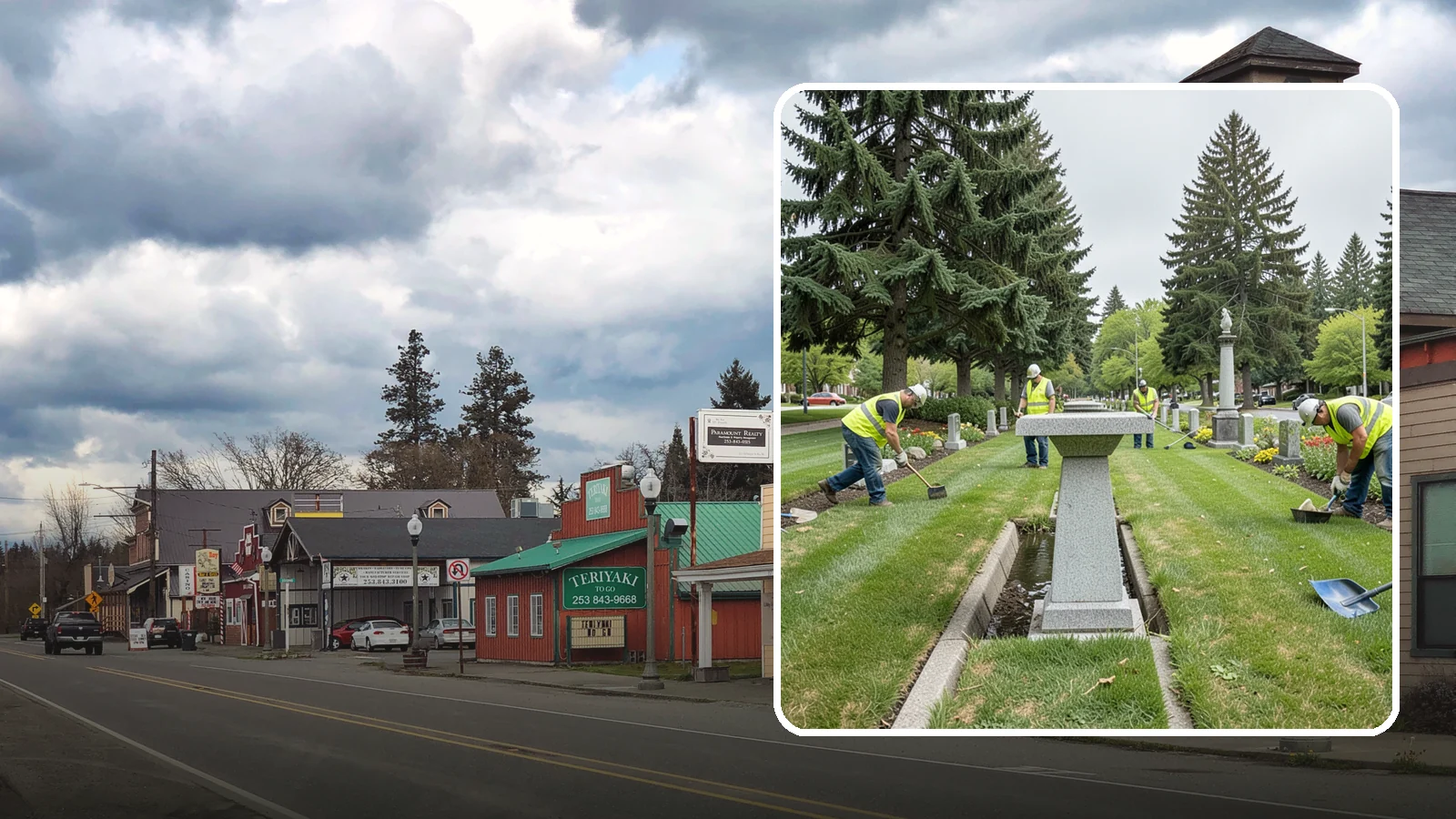 Memorial Maintenance in Roy, Pierce County, WA - Ongoing maintenance of civic memorials and monuments for Western Washington municipalities and districts.