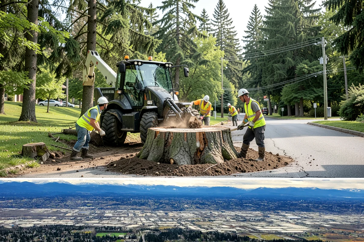 Memorial Maintenance in SeaTac, King County, WA - Memorials receive intensified preparation ahead of Memorial Day and Veterans Day observances.