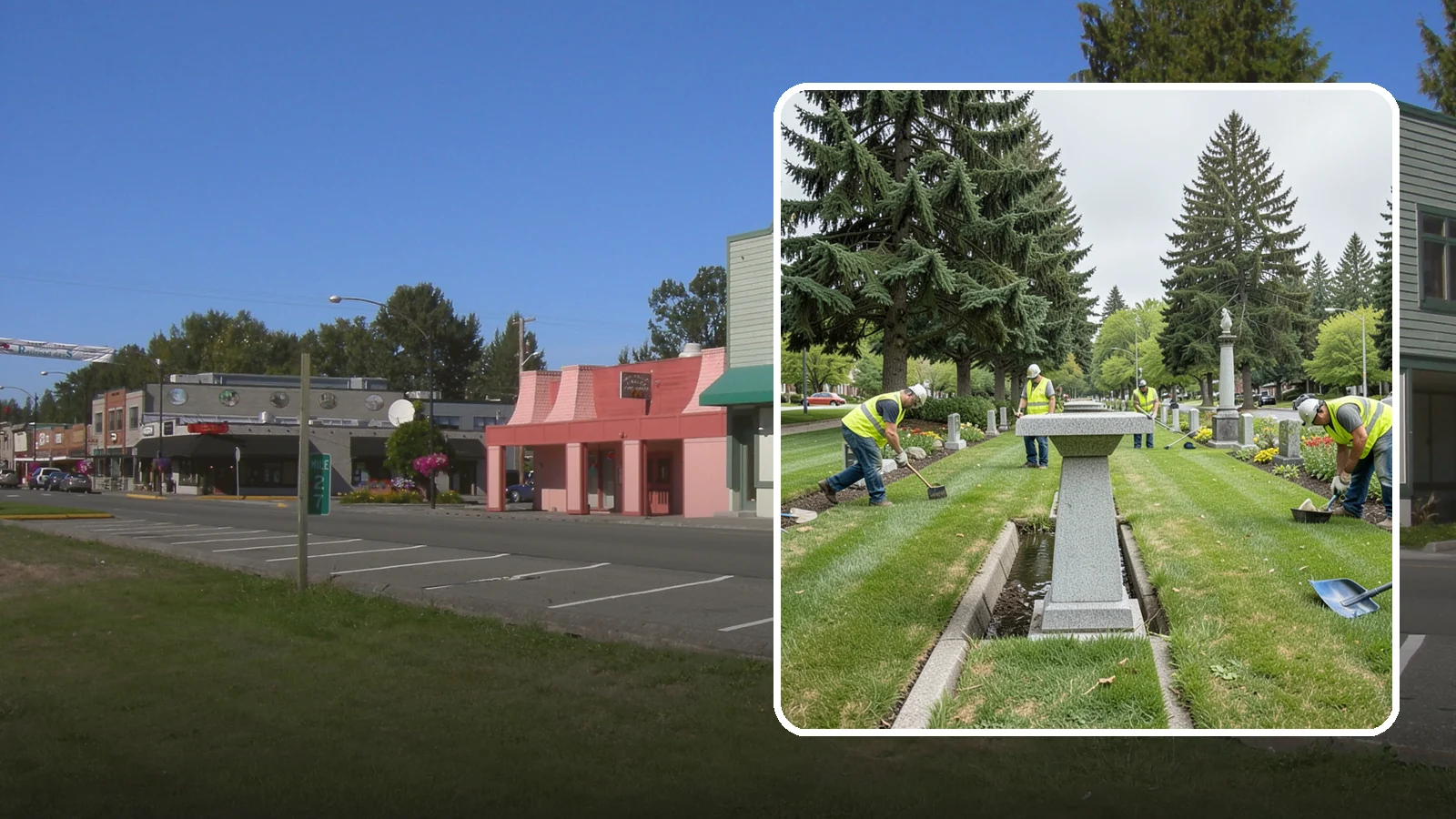 Memorial Maintenance in Snoqualmie, King County, WA - Ongoing maintenance of civic memorials and monuments for Western Washington municipalities and districts.